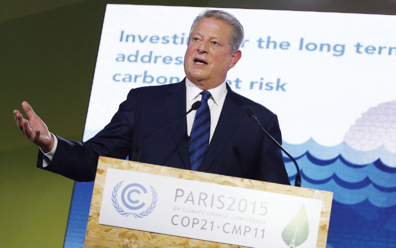 Nearly 10 years after An Inconvenient Truth, 195 nations agreed to try to curb climate change. While Al Gore argued in the film that swift action was needed to prevent long-term problems, politicians are now increasingly motivated by immediate benefits.