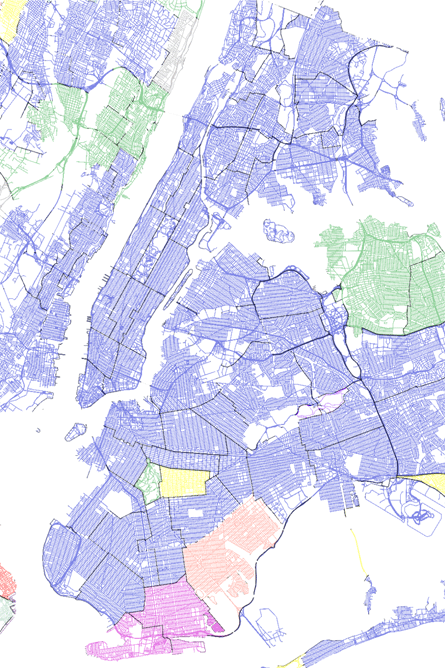 Twitter maps New York City, language by language