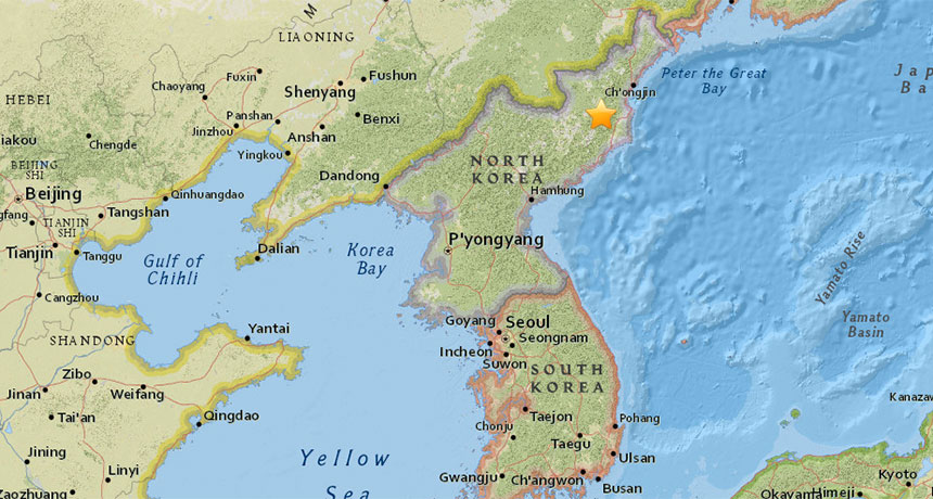 Show Me A Map Of South Korea Five things science can (and can't) tell us about North Korea's 