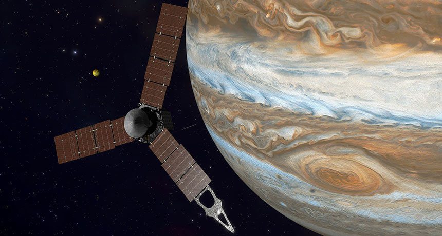 Juno spacecraft won't go into shorter orbit around Jupiter | Science News