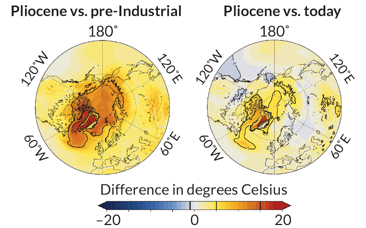 Pliocene Epoch Map