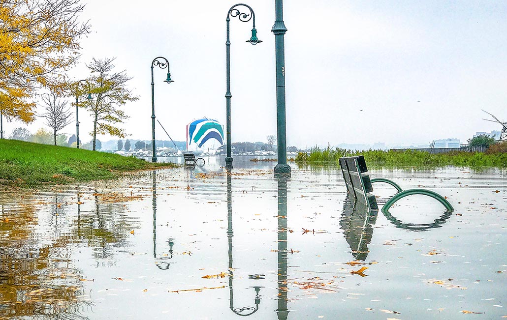 Boston inondé