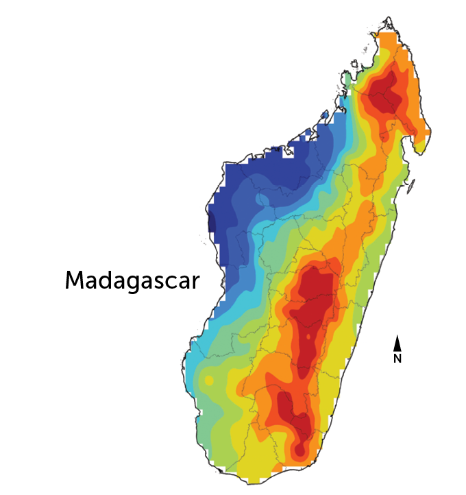 Madagascar map