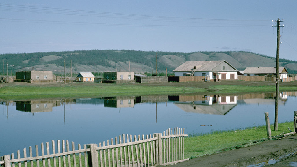 Siberische stad Verkhoyansk