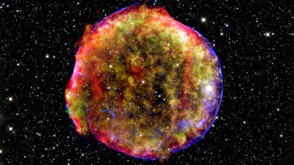 overblijfsel van een 1a supernova