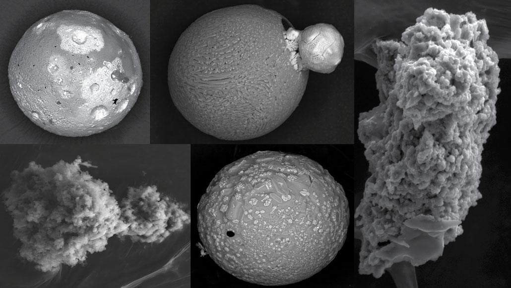 5 micrometeorieten gevonden in Antarctica