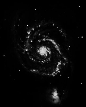 1910 image of a spiral galaxy