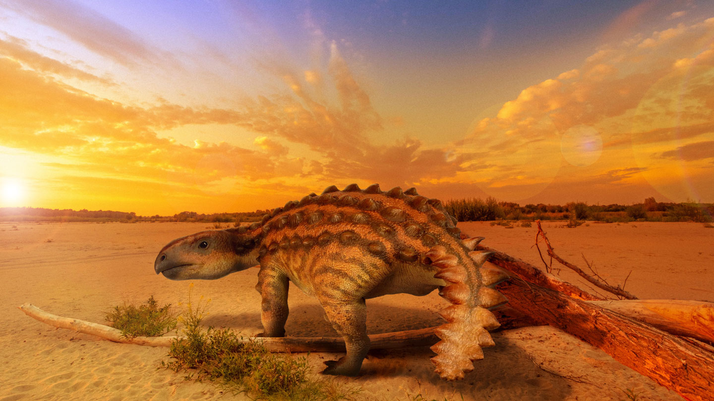 This dinosaur had a weapon shaped like an Aztec war club on its tail