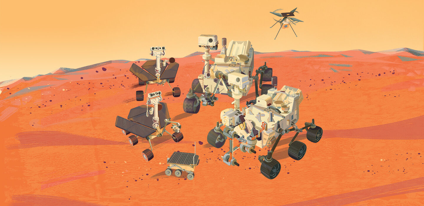 rovers have evolved in years of exploring the Red Planet