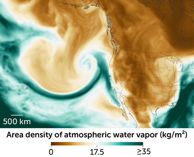 By flying over atmospheric rivers, scientists aim to improve forecasts